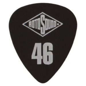 RotoSound SST46 - 6 kostek gitarowych, kolor czarny