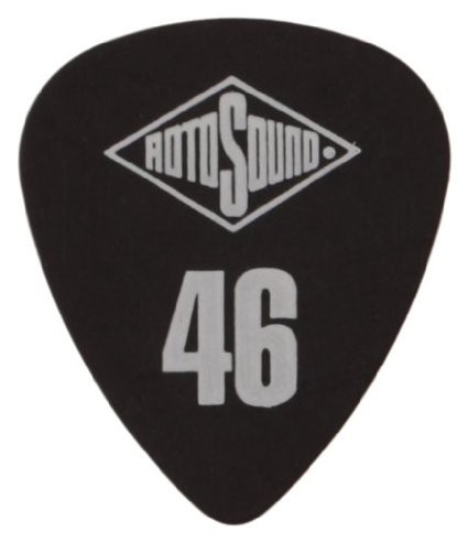 RotoSound SST46 - 6 kostek gitarowych, kolor czarny