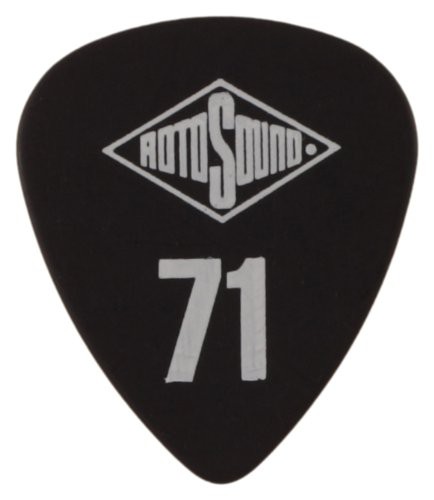 RotoSound SST71 - 6 kostek gitarowych, kolor czarny