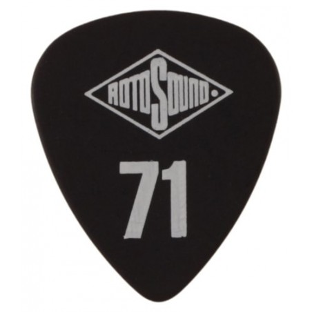 RotoSound SST71 - 6 kostek gitarowych, kolor czarny