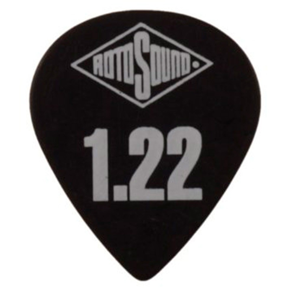 RotoSound SST122 - 6 kostek gitarowych, kolor czarny