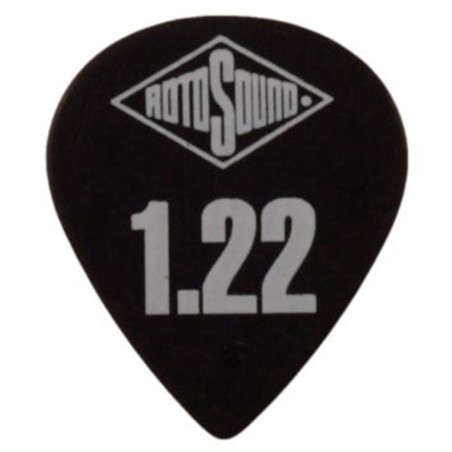 RotoSound SST122 - 6 kostek gitarowych, kolor czarny