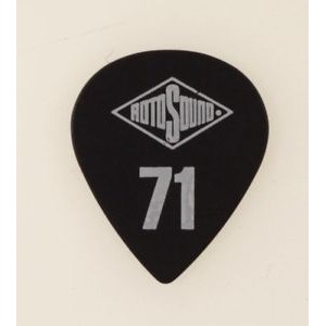RotoSound MST71 - 6 kostek gitarowych, kolor czarny