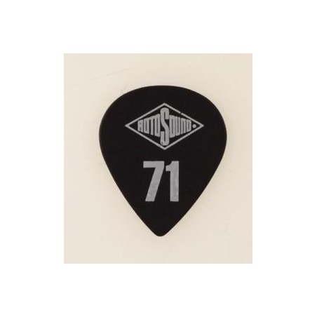 RotoSound MST71 - 6 kostek gitarowych, kolor czarny