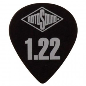 RotoSound MST122 - 6 kostek gitarowych, kolor czarny