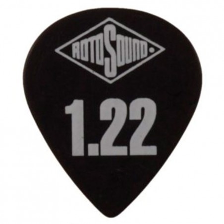 RotoSound MST122 - 6 kostek gitarowych, kolor czarny