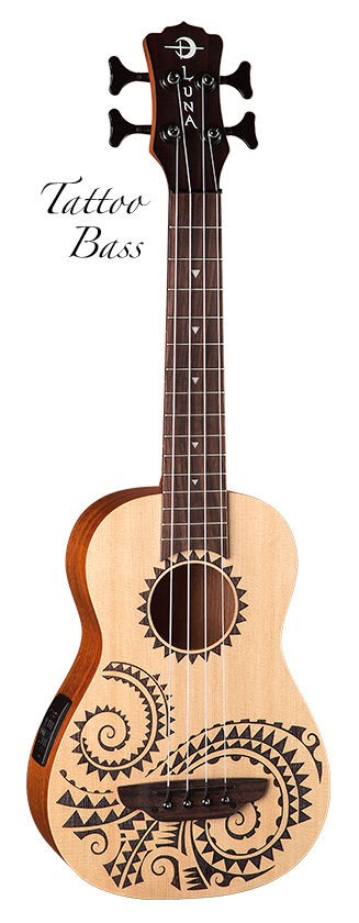 Luna Ukulele - elektryczne barytownowe Luna Ukulele - elektryczne barytonowe