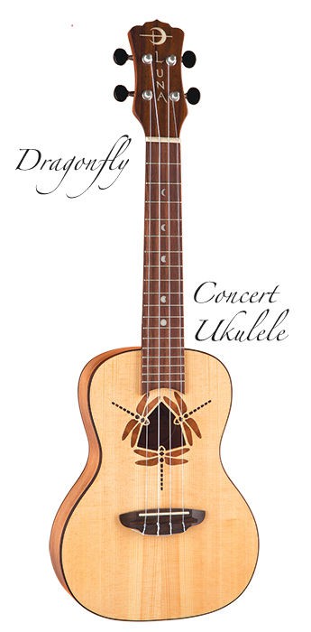 Luna Ukulele -  Koncertowe Dragonfly 