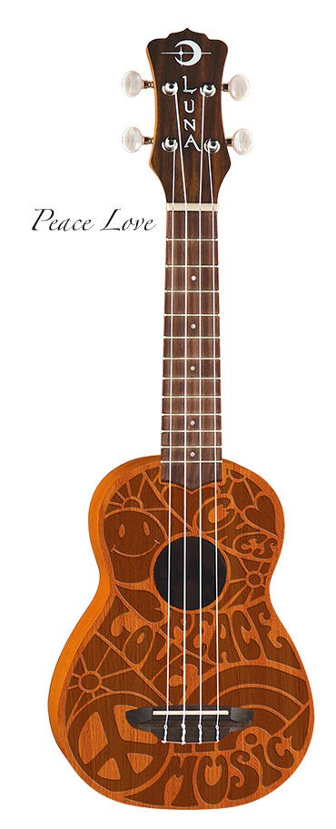 Luna Ukulele Sopranowe - Peace Love Luna Ukulele Sopranowe - Peace Love