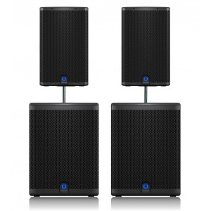 Turbosound 2x iQ12 + 2x iQ15B - zestaw nagłośnieniowy