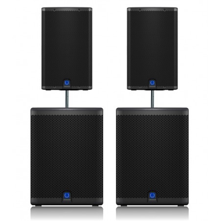 Turbosound 2x iQ12 + 2x iQ15B - zestaw nagłośnieniowy