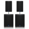 Turbosound 2x iQ12 + 2x iQ15B - zestaw nagłośnieniowy