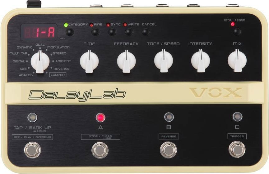 VOX Delaylab - efekt gitarowy VOX Delaylab - efekt gitarowy