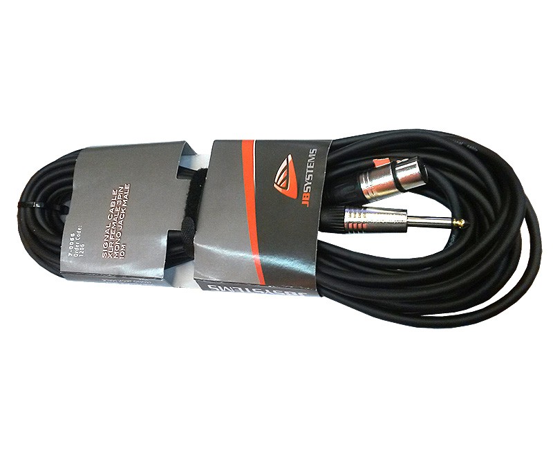 JB Systems XLR F - JACK MONO - kabel mikrofonowy 10m JB Systems XLR F - JACK MONO - kabel mikrofonowy 10m