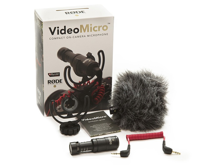 Rode VideoMicro - mikrofon pojemnościowy nakamerowy Rode VideoMicro - mikrofon pojemnościowy nakamerowy