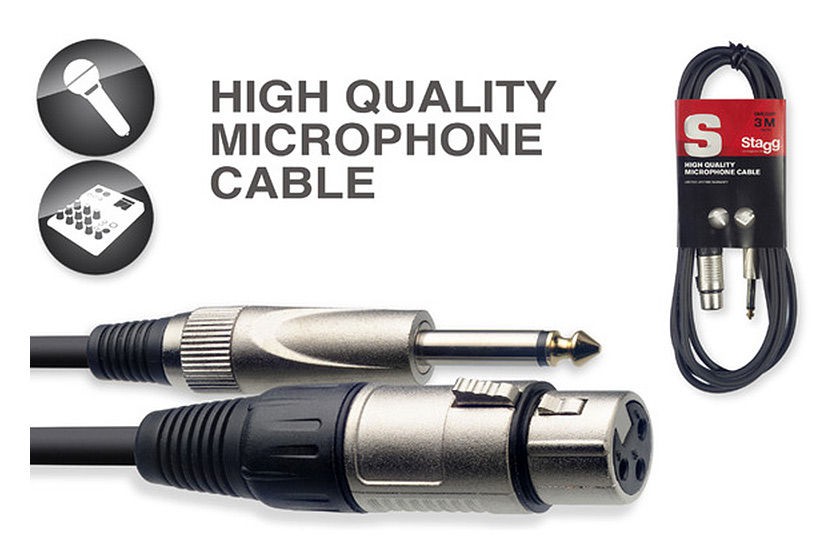 Stagg SMC3XP - kabel mikrofonowy 3m Stagg SMC3XP - kabel mikrofonowy 3m