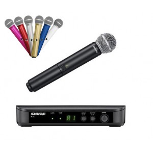 Shure BLX24/SM58 - system bezprzewodowy + obudowa