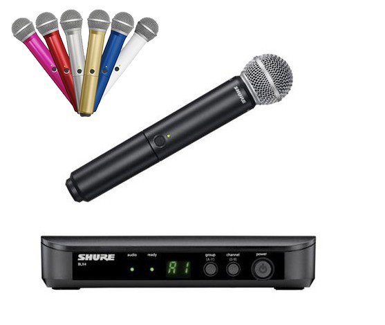 Shure BLX24/SM58 - system bezprzewodowy + obudowa