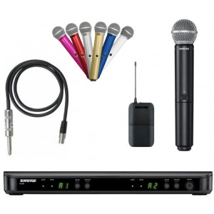 Shure BLX1288E/SM58 - system bezprzewodowy podwójny + obudowa