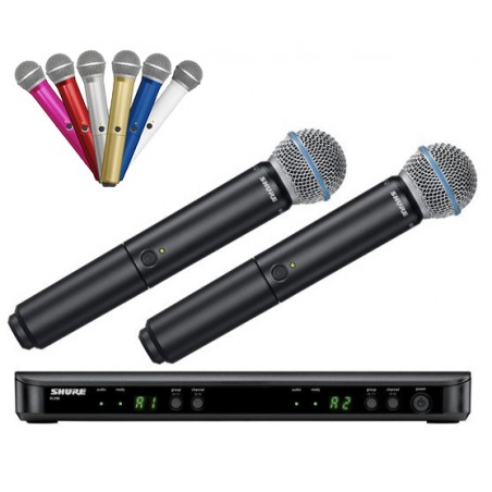 Shure BLX288E/BETA58 - system bezprzewodowy doręczny + obudowa GRATIS