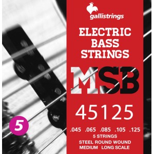 Galli MSB-45~125 S - struny do gitary basowej