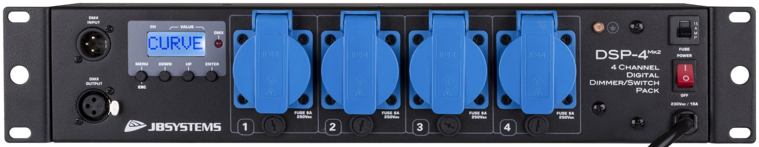 JB Systems DSP-4 Mk2 /F - dimmer, switch JB Systems DSP-4 Mk2 /F - dimmer, switch