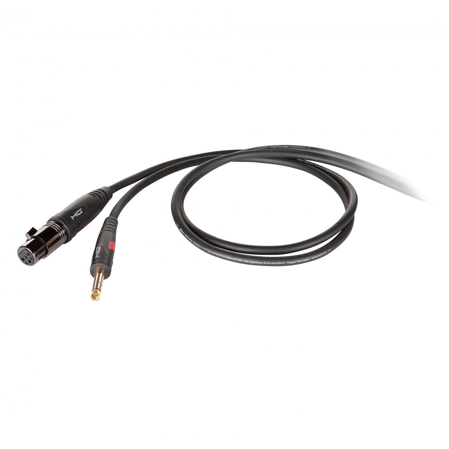 Die Hard DHG210LU5 - kabel mikrofonowy stereo jack M - XLR F (5m)