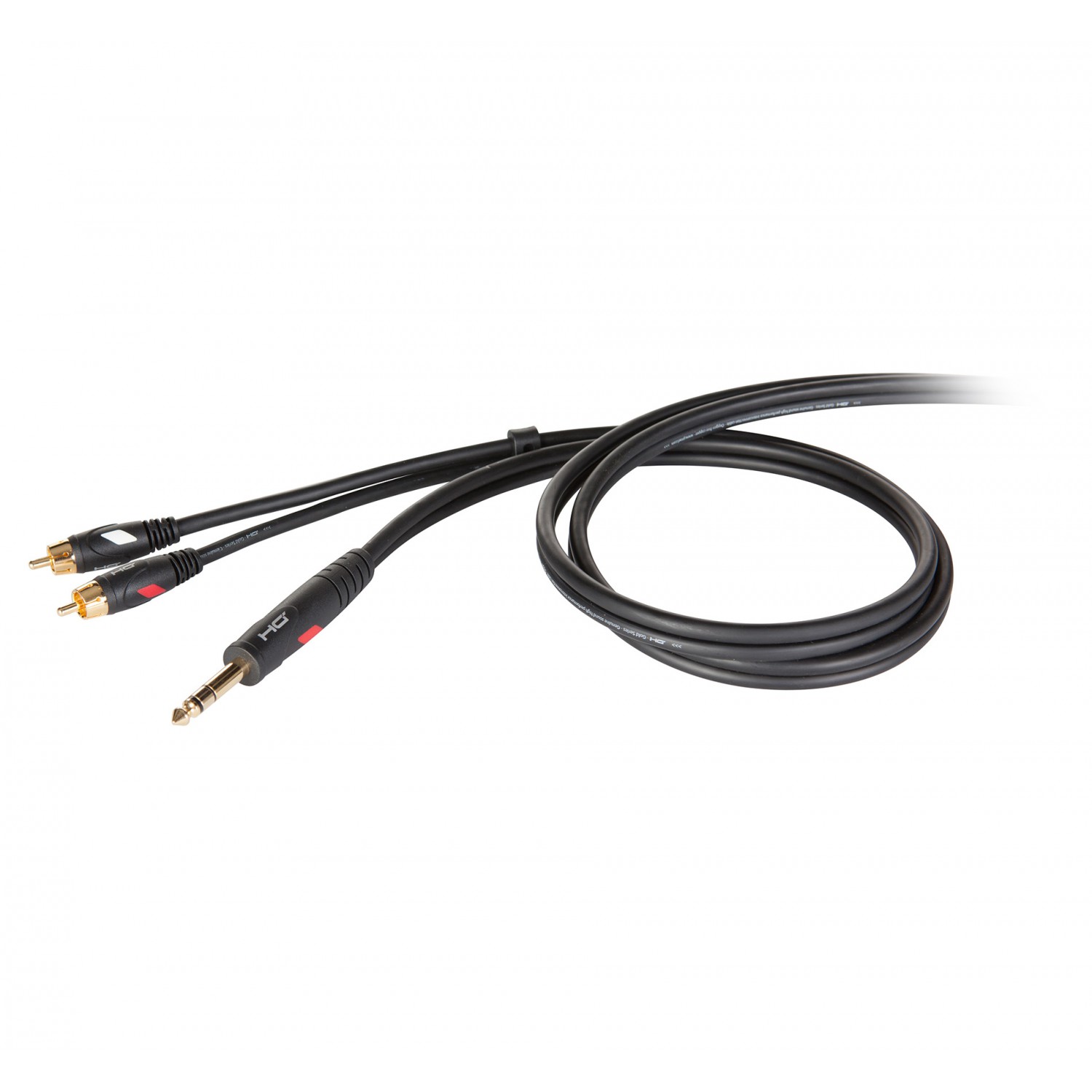 Die Hard DHG530LU3 - kabel audio stereo jack M - 2 x RCA M (3m)