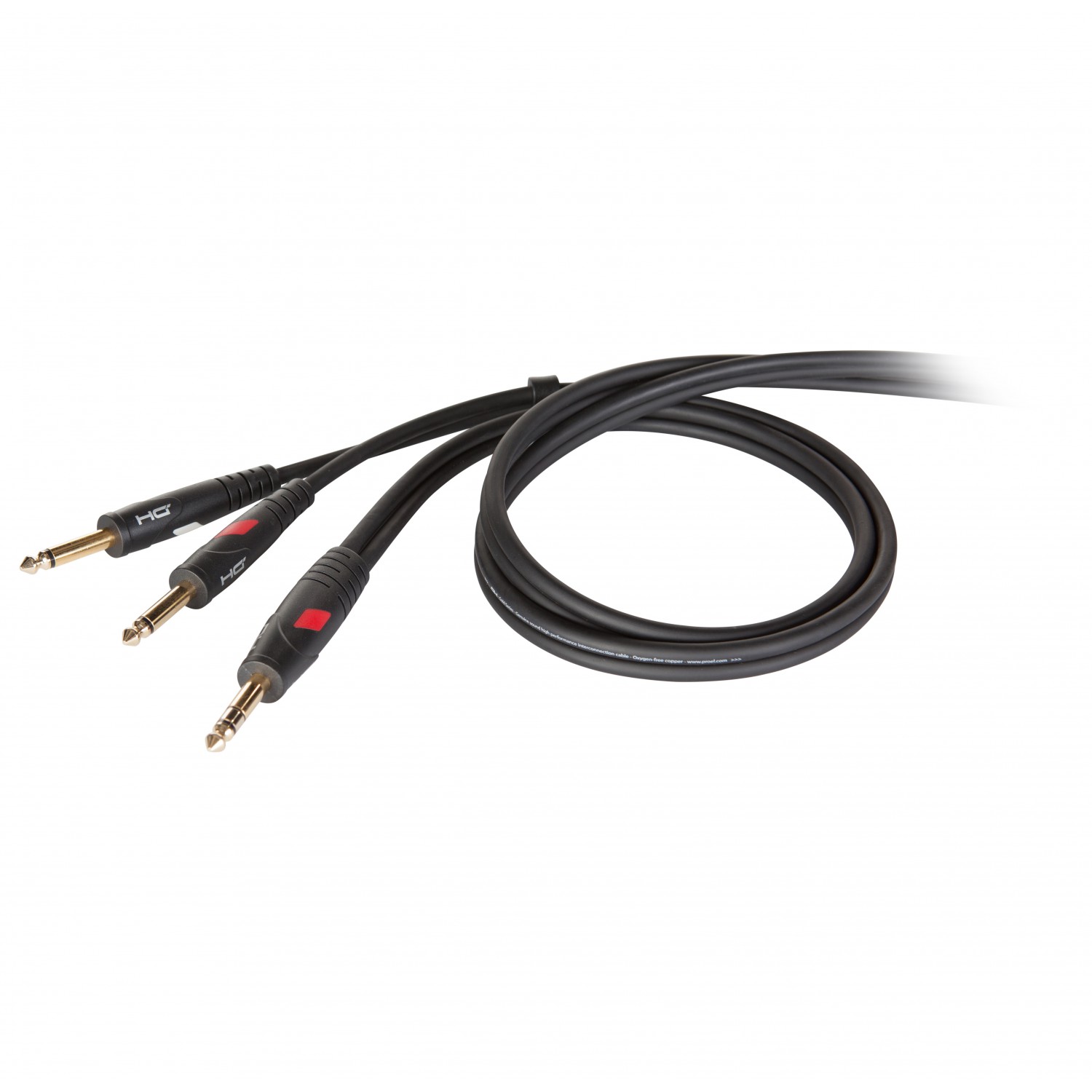 Die Hard DHG540LU3 - kabel audio stereo jack M - 2 x mono jack M (3m)