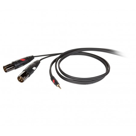 Die Hard DHG595LU5 - kabel audio mini stereo jack M - 2x XLR M (5m)