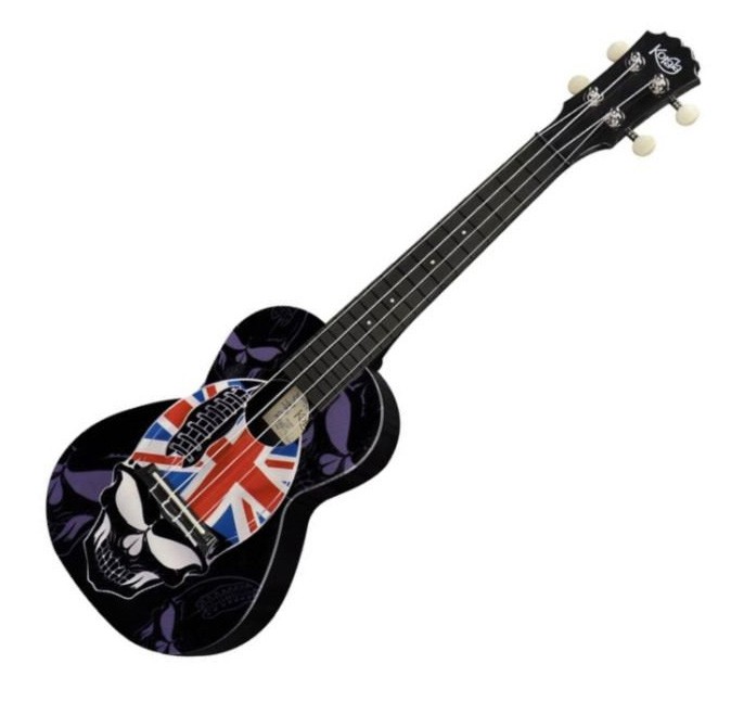 KORALA PUC-30-004 SkullUnionJackHat - ukulele sopranowe KORALA PUC-30-004 SkullUnionJackHat - ukulele sopranowe