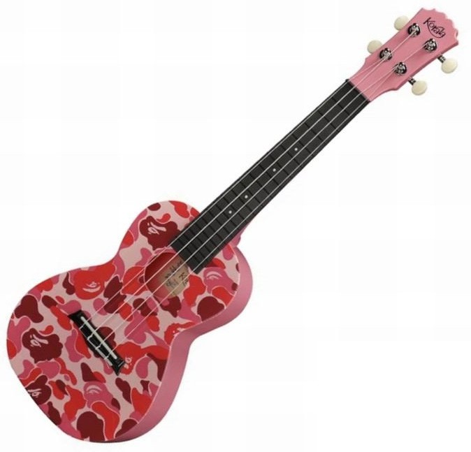 KORALA PUC-30-016 Pink Fractals - ukulele sopranowe