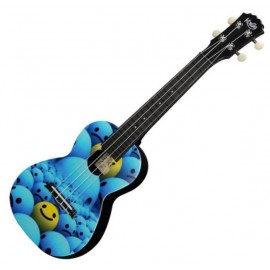 KORALA PUC-30-013 Yellow&Blue Smile - ukulele sopranowe