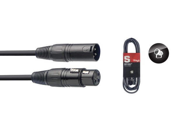 Stagg SDX10-3 - kabel DMX 10m 