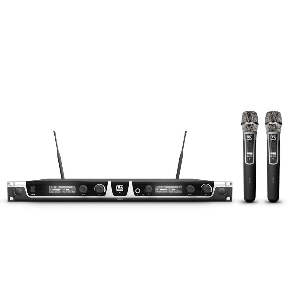 LD Systems U508 HHC2 - system bezprzewodowy doręczny podwójny LD Systems U508 HHC2 - system bezprzewodowy doręczny podwójny