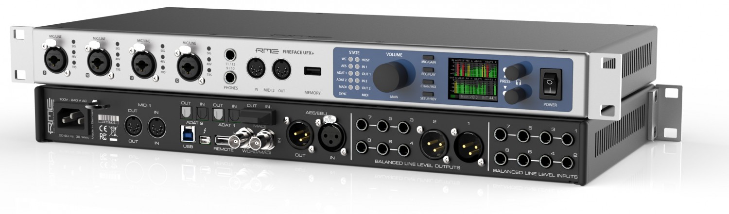 RME FireFace UFX+ Interfejs Audio USB/Thunderbolt RME FireFace UFX+ Interfejs Audio USB/Thunderbolt
