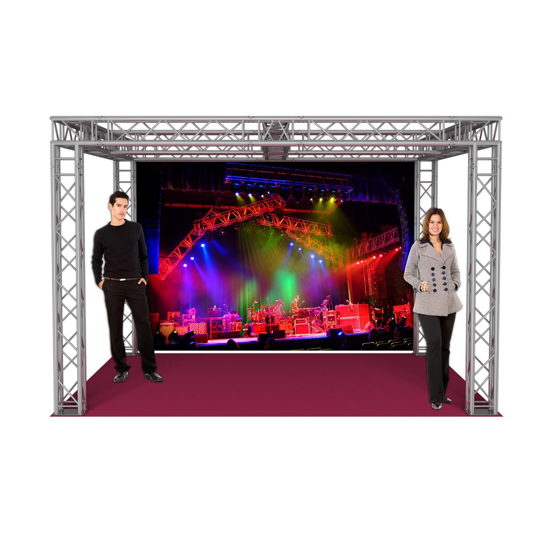 Duratruss DT 34-Show System 03 Model A - instalacja wystawowa Duratruss DT 34-Show System 03 Model A - instalacja wystawowa