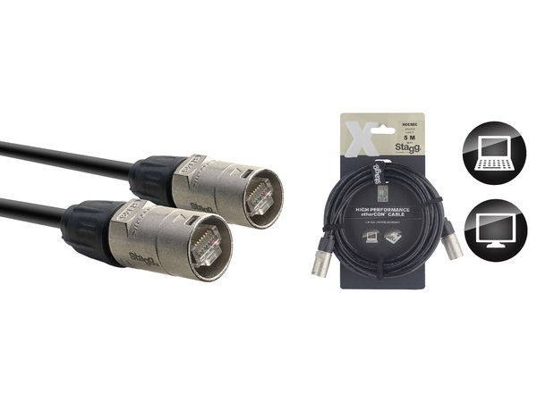 Stagg XCC5EC - kabel EtherCON 5m Stagg XCC5EC - kabel EtherCON 5m