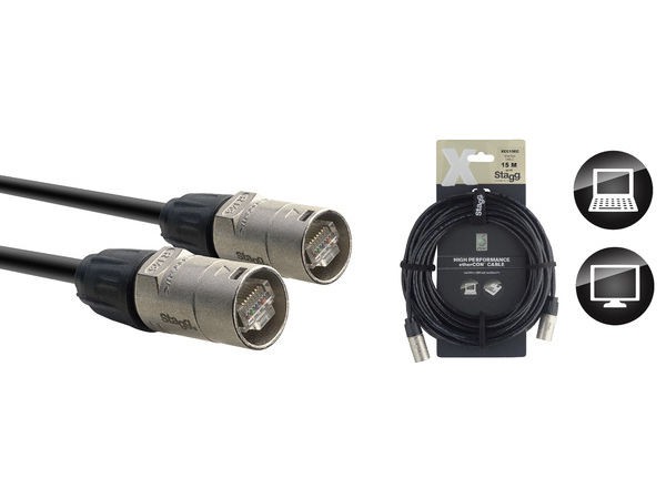 Stagg XCC15EC - kabel EtherCON 15m Stagg XCC15EC - kabel EtherCON 15m
