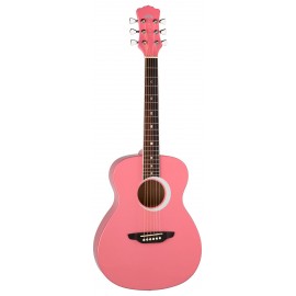 Luna Aurora Borealis 3/4 PNK - gitara akustyczna 3/4