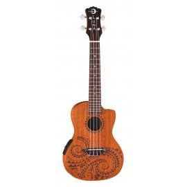 Luna Uke Tattoo A/E Mahogany - elektryczne ukulele koncertowe