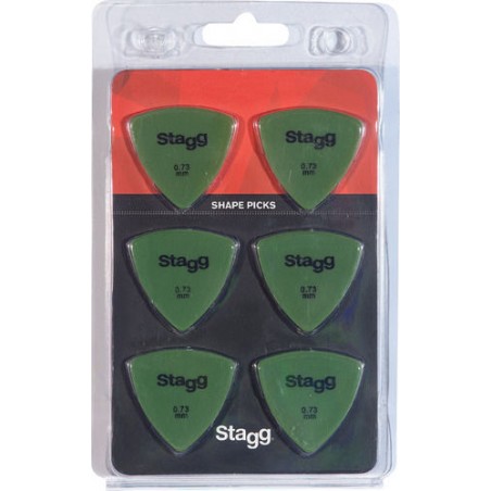 Stagg SPELLIX6-0.73 - kostki gitarowe