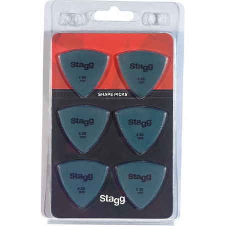 Stagg SPELLIX6-0.88 - kostki gitarowe