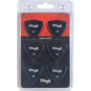 Stagg SPELLIX6-1.14 - kostki gitarowe
