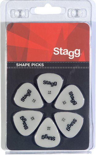 Stagg SPSTD X6-0.60 - kostki gitarowe Stagg SPSTD X6-0.60 - kostki gitarowe