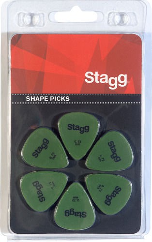 Stagg SPSTD X6-0.73 - kostki gitarowe