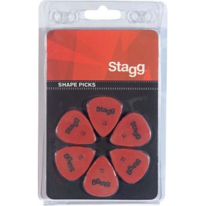 Stagg SPSTD X6-1.00 - kostki gitarowe
