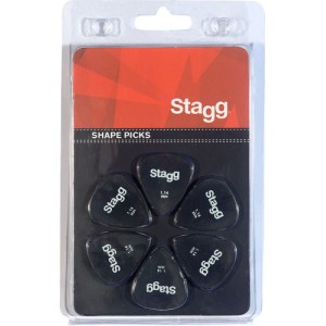 Stagg SPSTD X6-1.14 - kostki gitarowe