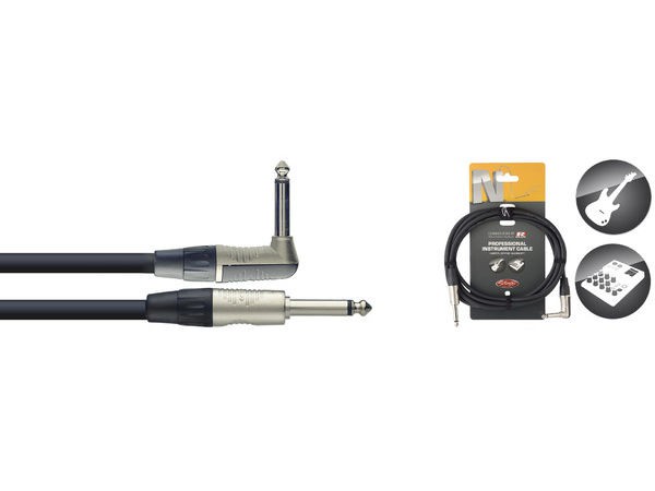 Stagg NGC6PLR - kątowy kabel instrumentalny 6m Stagg NGC6PLR - kątowy kabel instrumentalny 6m
