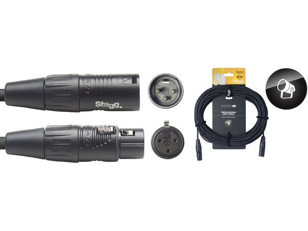 Stagg NDX20R3 - kabel DMX 20m Stagg NDX20R3 - kabel DMX 20m